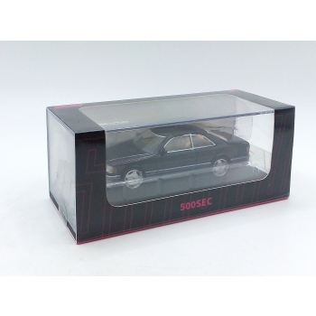 Mercedes 500 SEC (C126) black/blue - skala 1:64 - Shadow